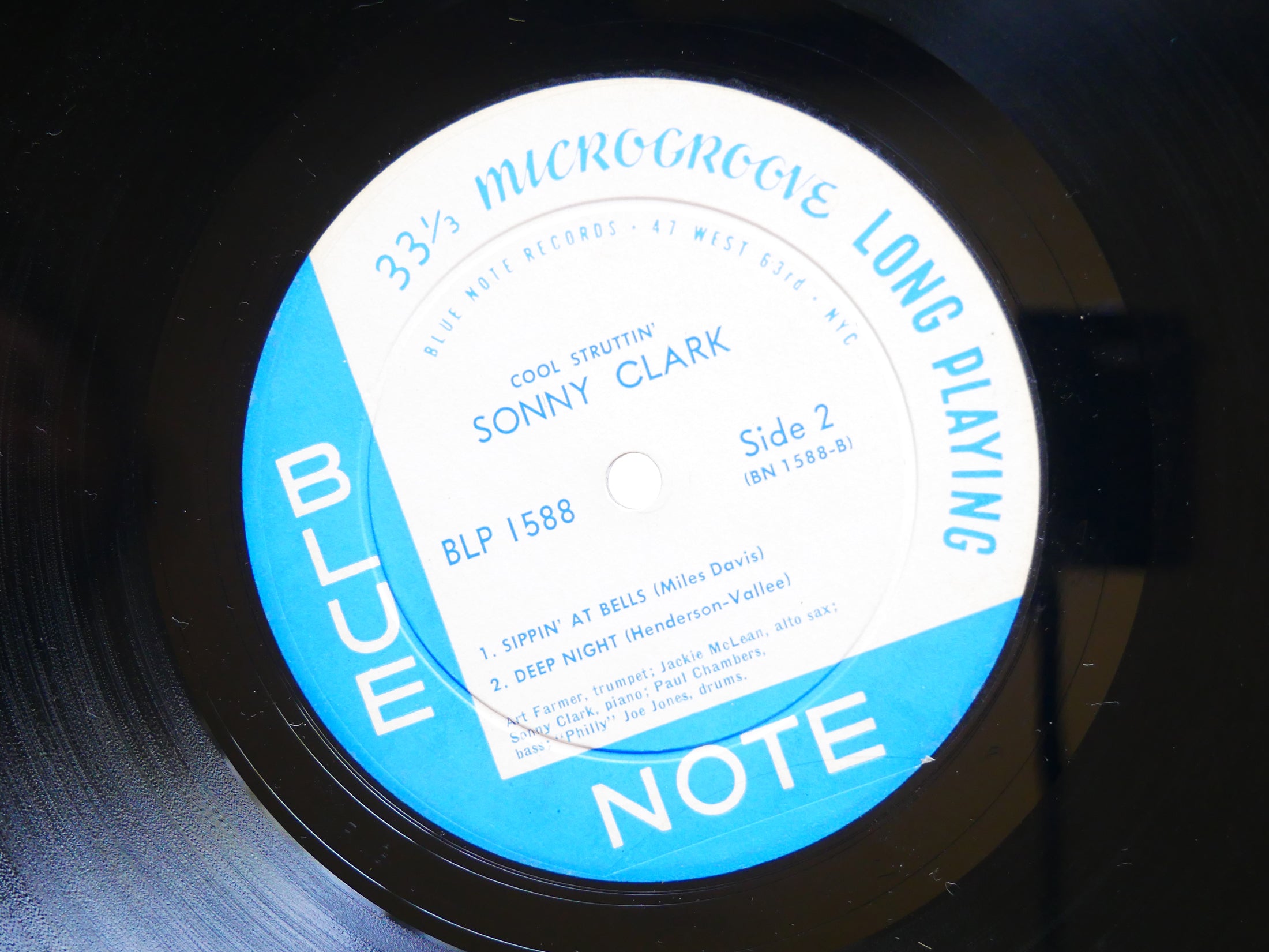 SONNY CLARK Cool Struttin' LP BLUE NOTE BLP 1588 US 1959 RVG EAR DG MONO VG+