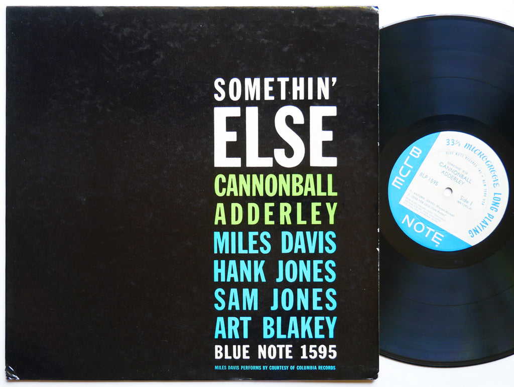 CANNONBALL ADDERLEY MILES DAVIS Somethin' Else LP BLUE NOTE 1595 US 1963 NY MONO