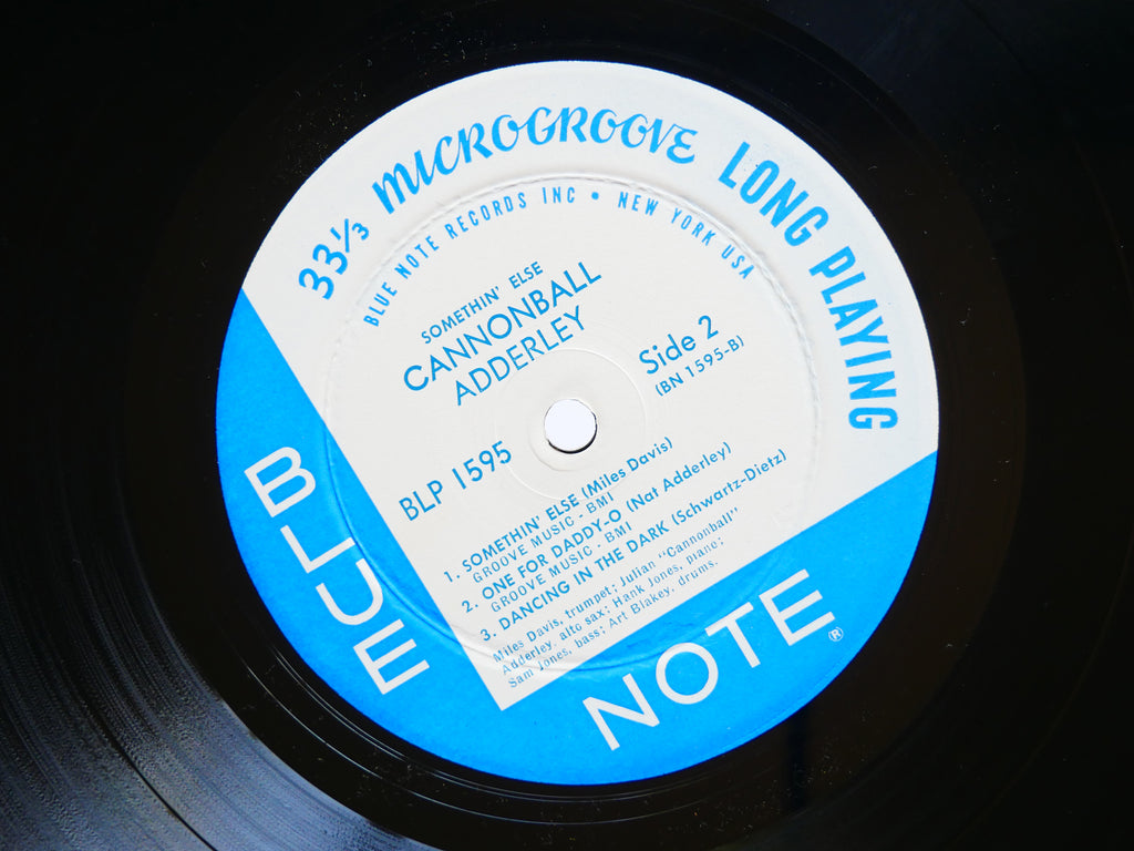 CANNONBALL ADDERLEY MILES DAVIS Somethin' Else LP BLUE NOTE 1595 US 1963 NY MONO