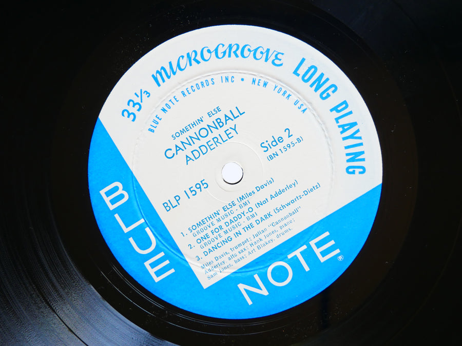 CANNONBALL ADDERLEY MILES DAVIS Somethin' Else LP BLUE NOTE 1595 US 1963 NY MONO