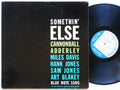 CANNONBALL ADDERLEY MILES DAVIS Somethin' Else LP BLUE NOTE BLP 1595 EAR DG MONO