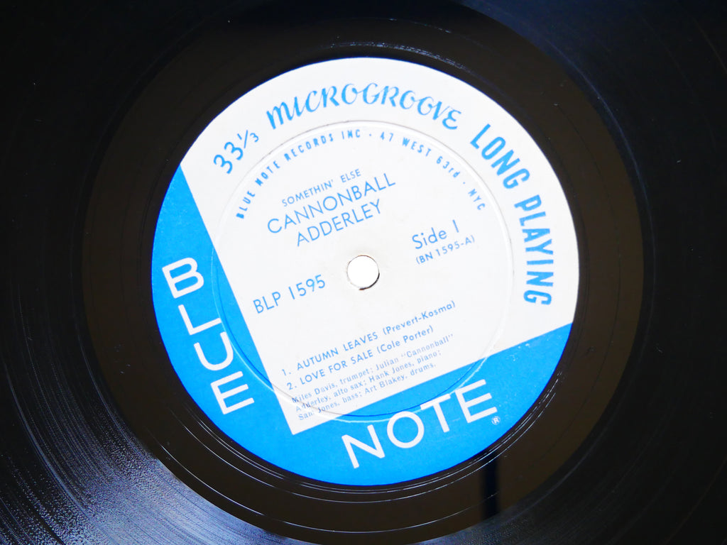 CANNONBALL ADDERLEY MILES DAVIS Somethin' Else LP BLUE NOTE BLP 1595 EAR DG MONO