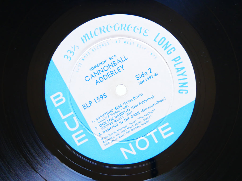 CANNONBALL ADDERLEY MILES DAVIS Somethin' Else LP BLUE NOTE BLP 1595 EAR DG MONO