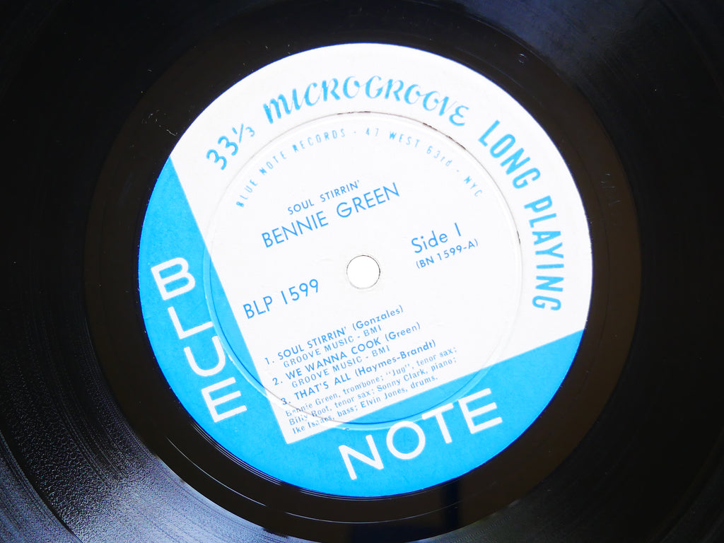 BENNIE GREEN Soul Stirrin' LP BLUE NOTE BLP 1599 US 1958 EAR DG MONO Sonny Clark