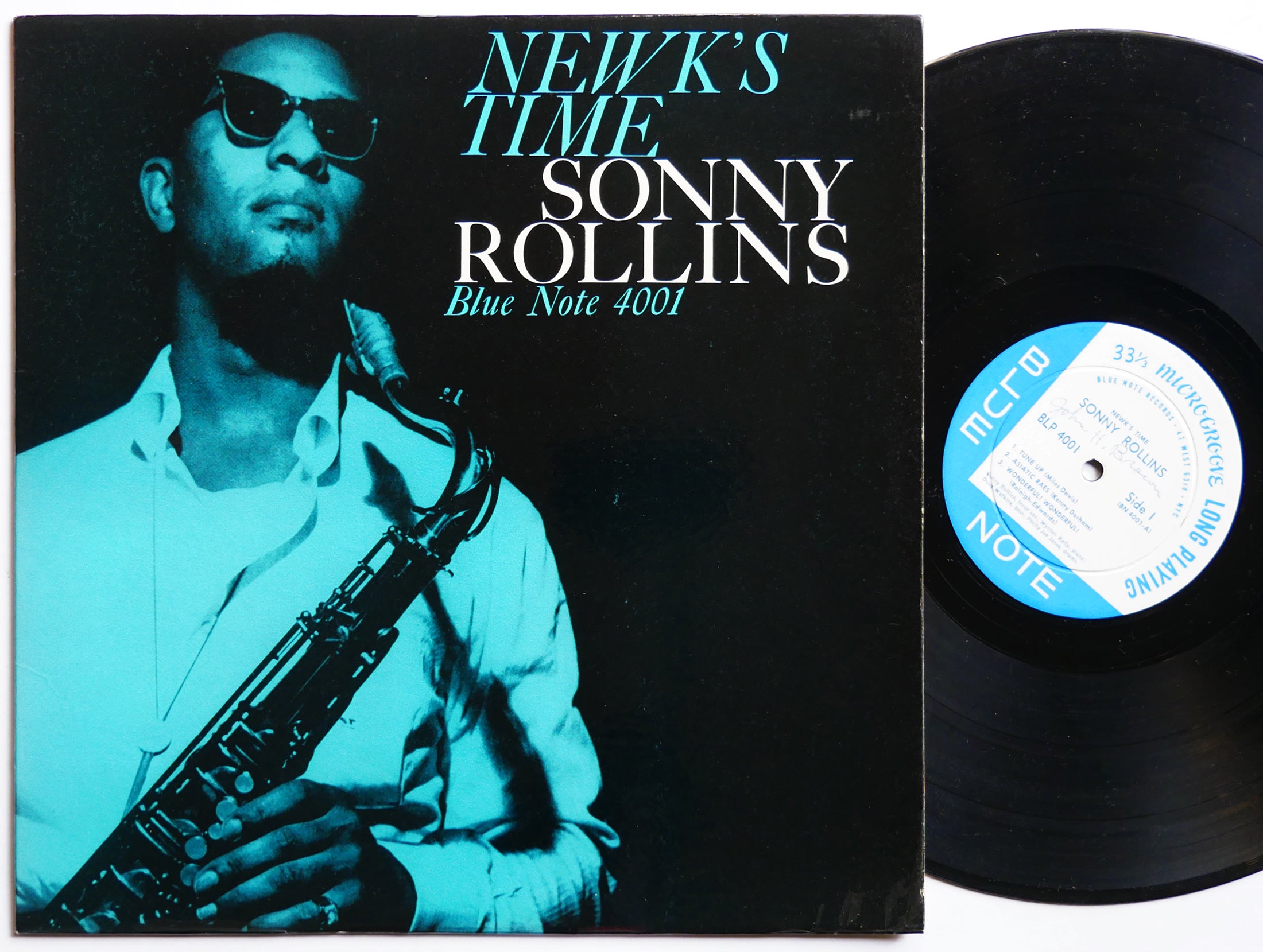 SONNY ROLLINS Newk's Time LP BLUE NOTE 4001 EAR MONO Wynton Kelly Doug Watkins