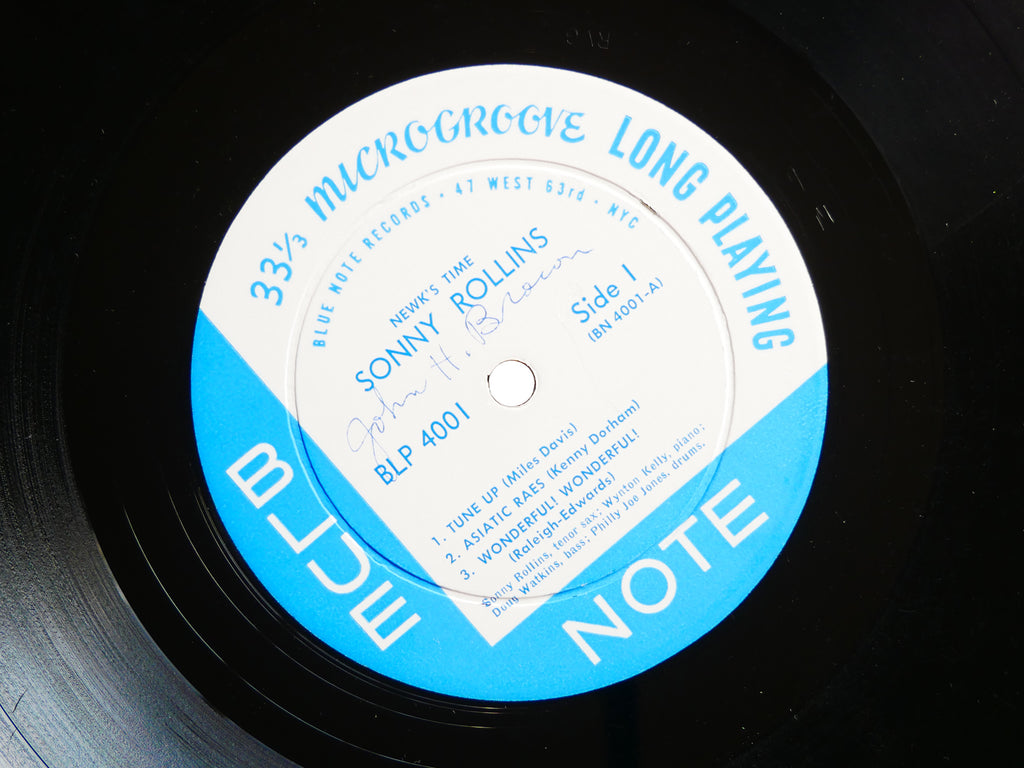 SONNY ROLLINS Newk's Time LP BLUE NOTE 4001 EAR MONO Wynton Kelly Doug Watkins