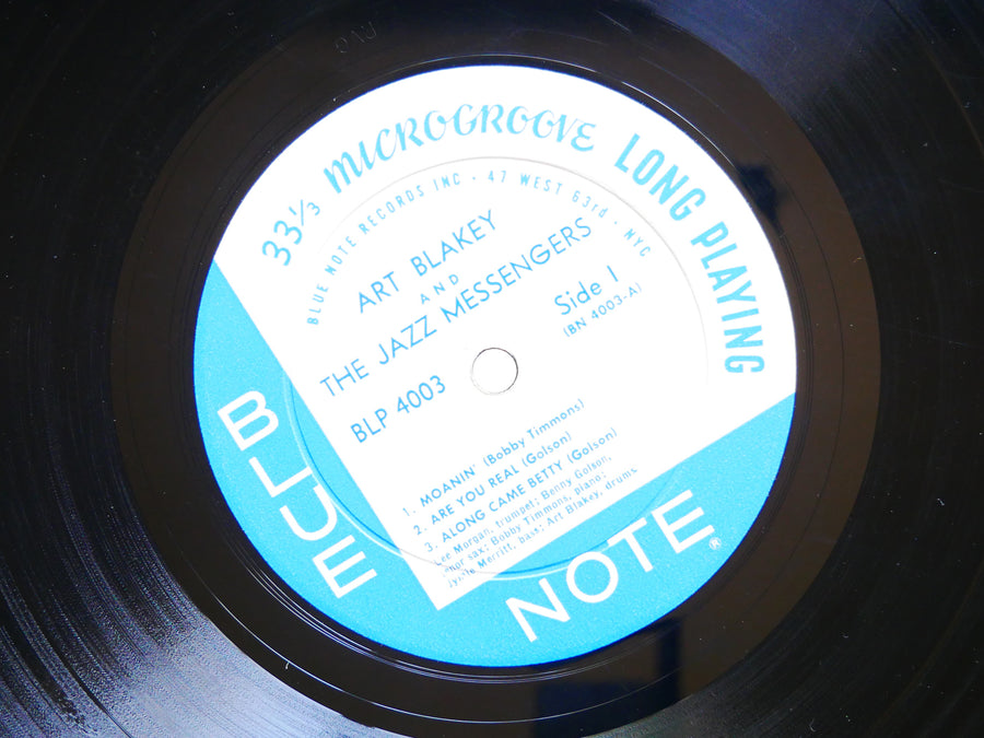 ART BLAKEY Moanin' LP BLUE NOTE BLP 4003 US '59 EAR DG MONO 47 W.63rd Lee Morgan