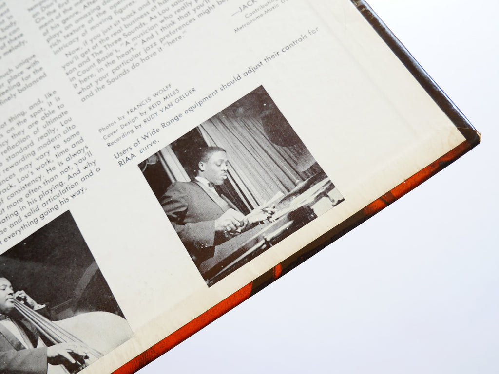 LOU DONALDSON THE THREE SOUNDS LD+3 LP BLUE NOTE BLP 4012 US '61 RVG EAR DG MONO