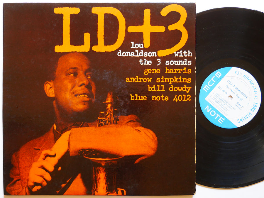 LOU DONALDSON THE THREE SOUNDS LD+3 LP BLUE NOTE BLP 4012 US '61 RVG EAR DG MONO