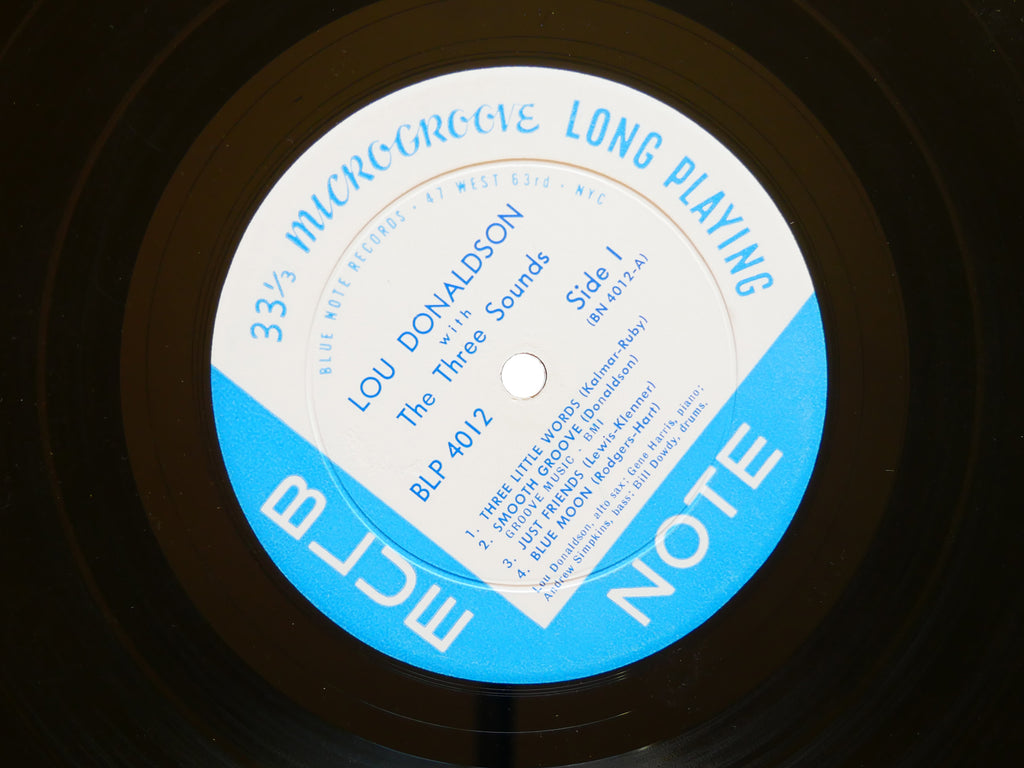 LOU DONALDSON THE THREE SOUNDS LD+3 LP BLUE NOTE BLP 4012 US '61 RVG EAR DG MONO