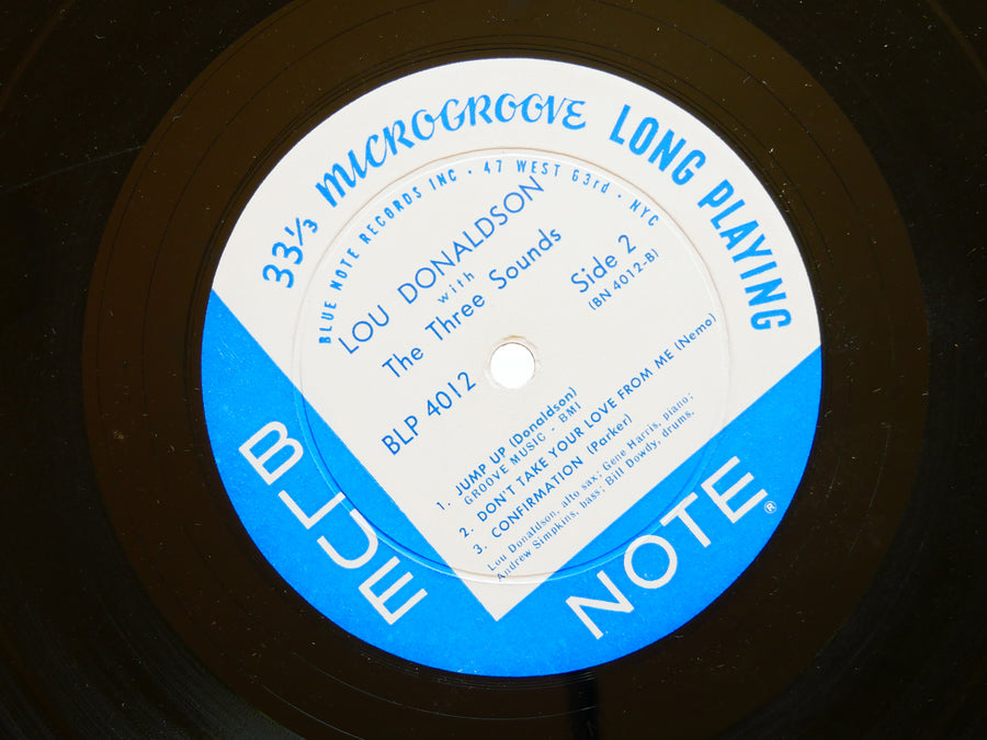 LOU DONALDSON THE THREE SOUNDS LD+3 LP BLUE NOTE BLP 4012 US '61 RVG EAR DG MONO