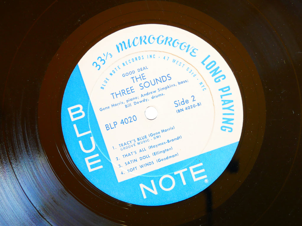 THREE SOUNDS Good Deal LP BLUE NOTE BLP 4020 US 1960 RVG MONO 47W.63 Gene Harris