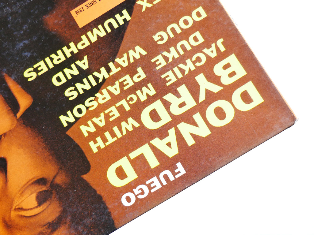 DONALD BYRD Fuego LP BLUE NOTE BLP 4026 RVG DG EAR MONO W.63rd Jackie McLean VG+