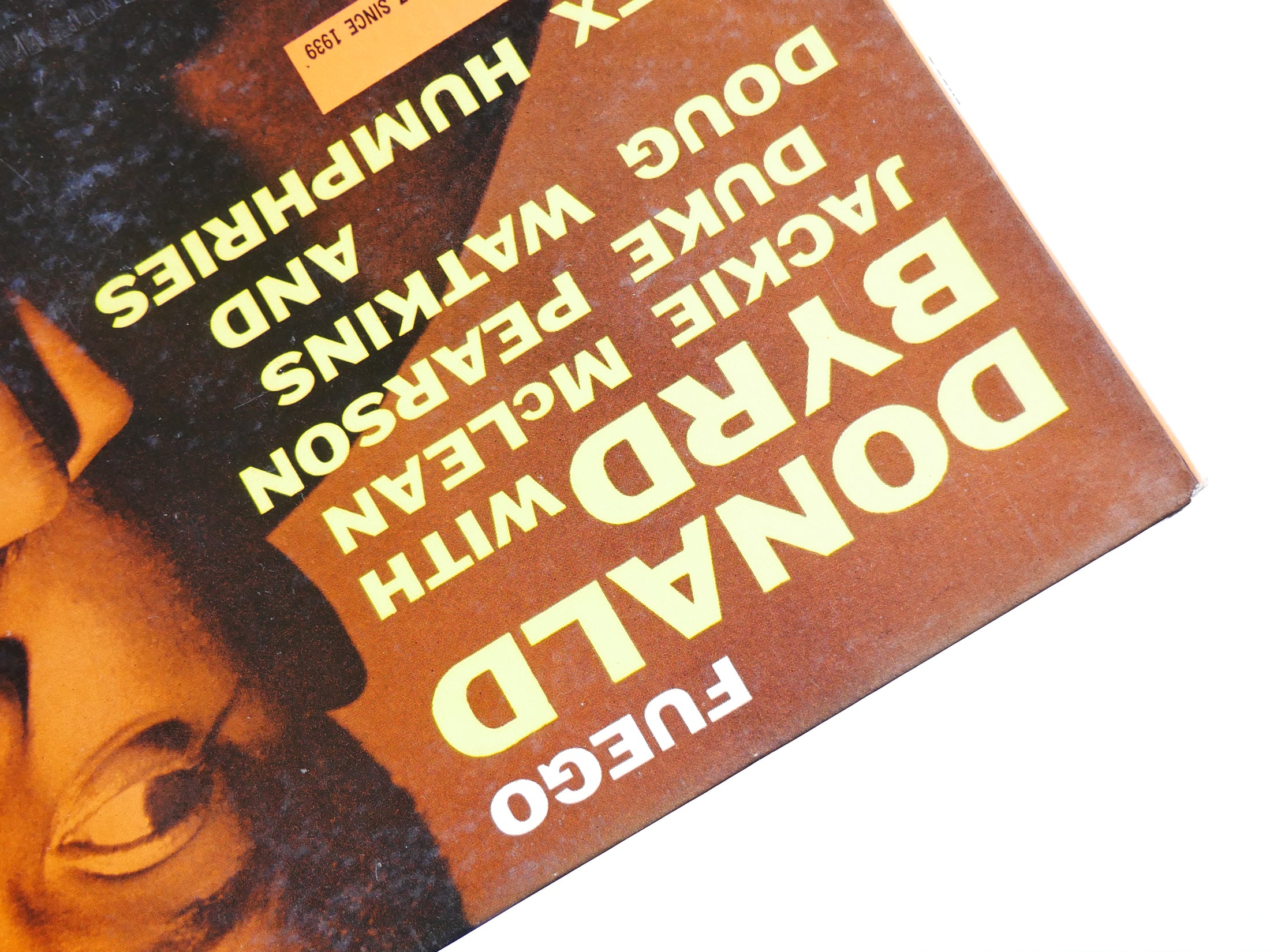 DONALD BYRD Fuego LP BLUE NOTE BLP 4026 RVG DG EAR MONO W.63rd Jackie McLean VG+