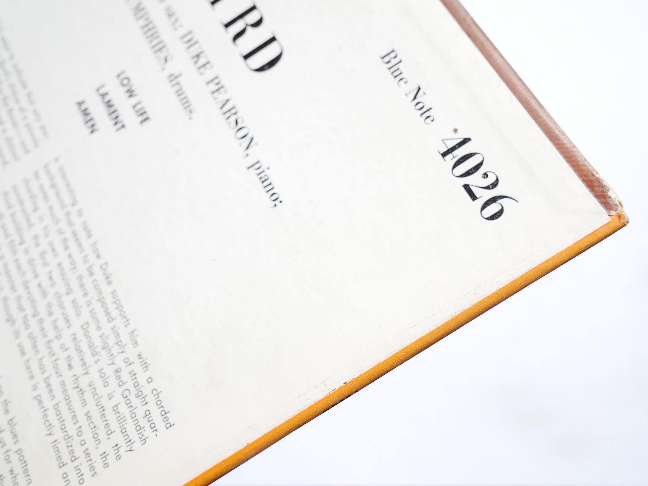 DONALD BYRD Fuego LP BLUE NOTE BLP 4026 RVG DG EAR MONO W.63rd Jackie McLean VG+