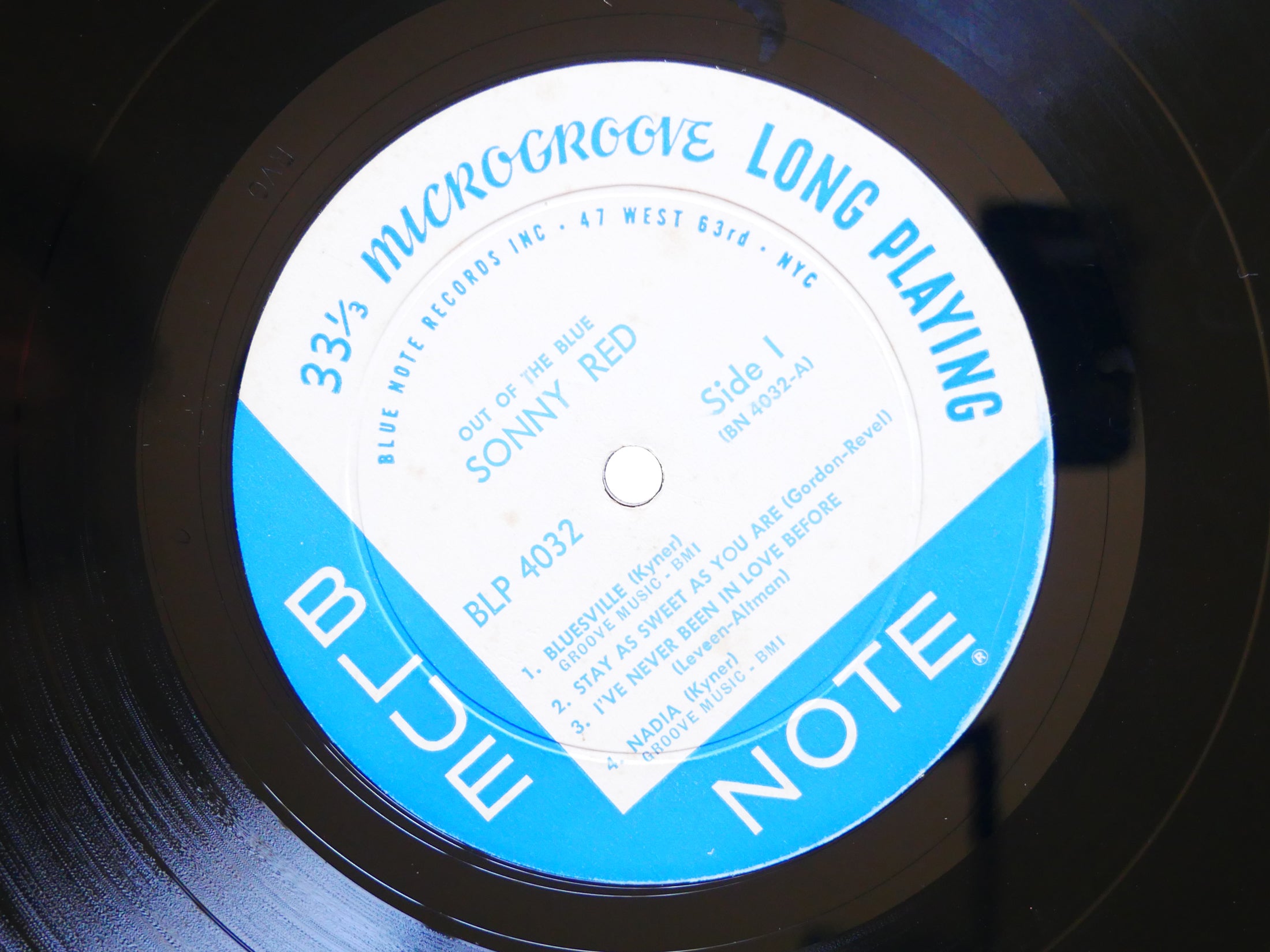 SONNY RED Out Of The Blue LP BLUE NOTE BLP 4032 RVG EAR DG MONO Roy Brooks VG+