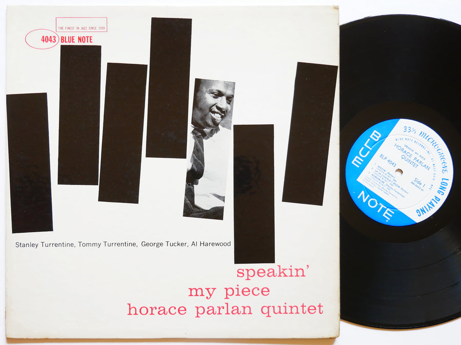 HORACE PARLAN Speakin' My Piece LP BLUE NOTE BLP 4043 US 1960 EAR MONO 47 W.63rd