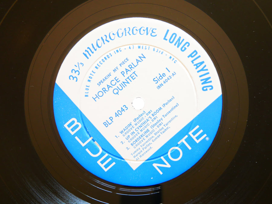 HORACE PARLAN Speakin' My Piece LP BLUE NOTE BLP 4043 US 1960 EAR MONO 47 W.63rd