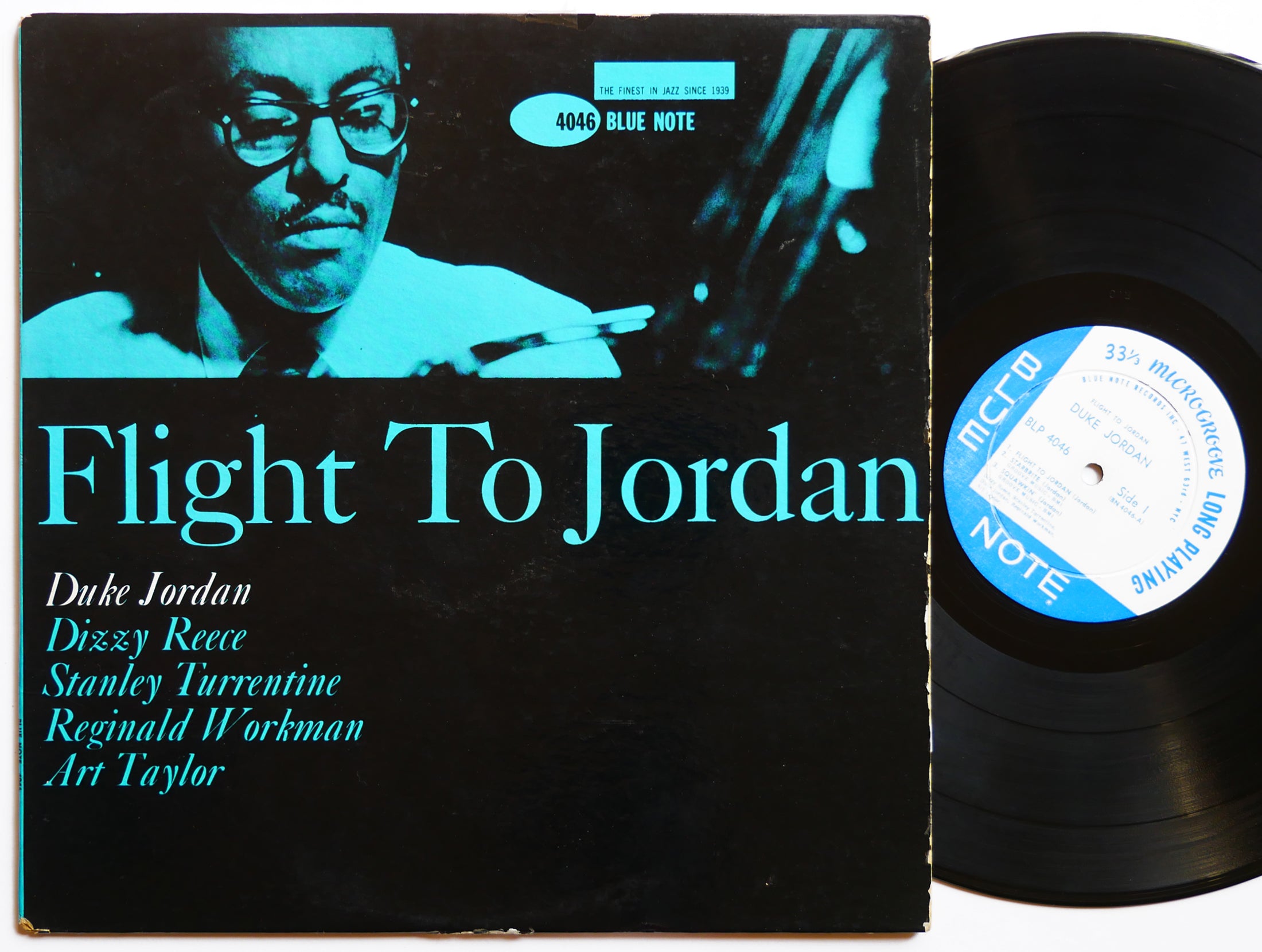 DUKE JORDAN Flight To Jordan LP BLUE NOTE BLP 4046 EAR DG MONO Dizzy Reece VG+