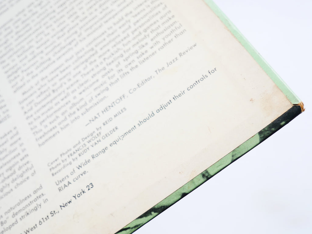 DONALD BYRD Byrd In Flight LP BLUE NOTE BLP 4048 US 1960 EAR DG MONO Hank Mobley