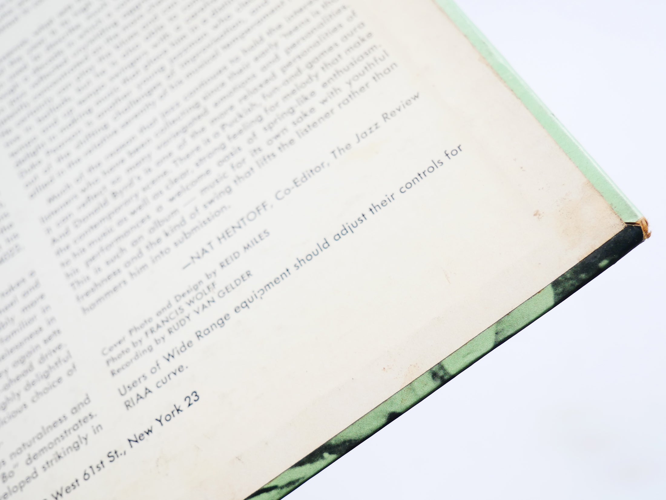 DONALD BYRD Byrd In Flight LP BLUE NOTE BLP 4048 US 1960 EAR DG MONO Hank Mobley