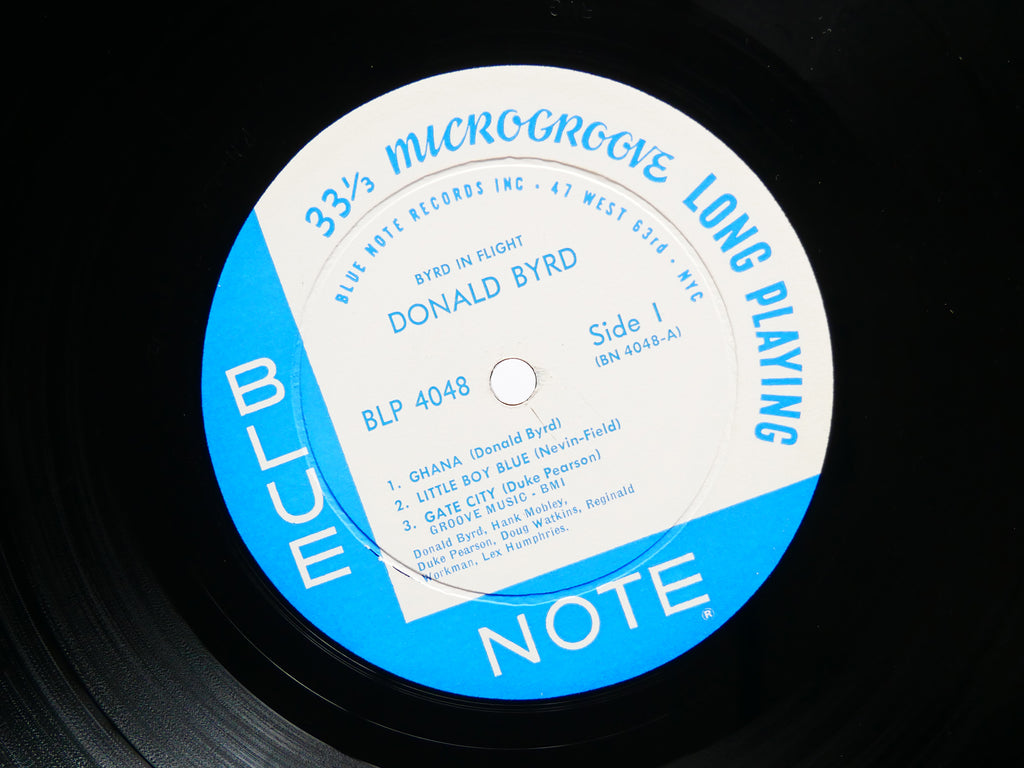 DONALD BYRD Byrd In Flight LP BLUE NOTE BLP 4048 US 1960 EAR DG MONO Hank Mobley