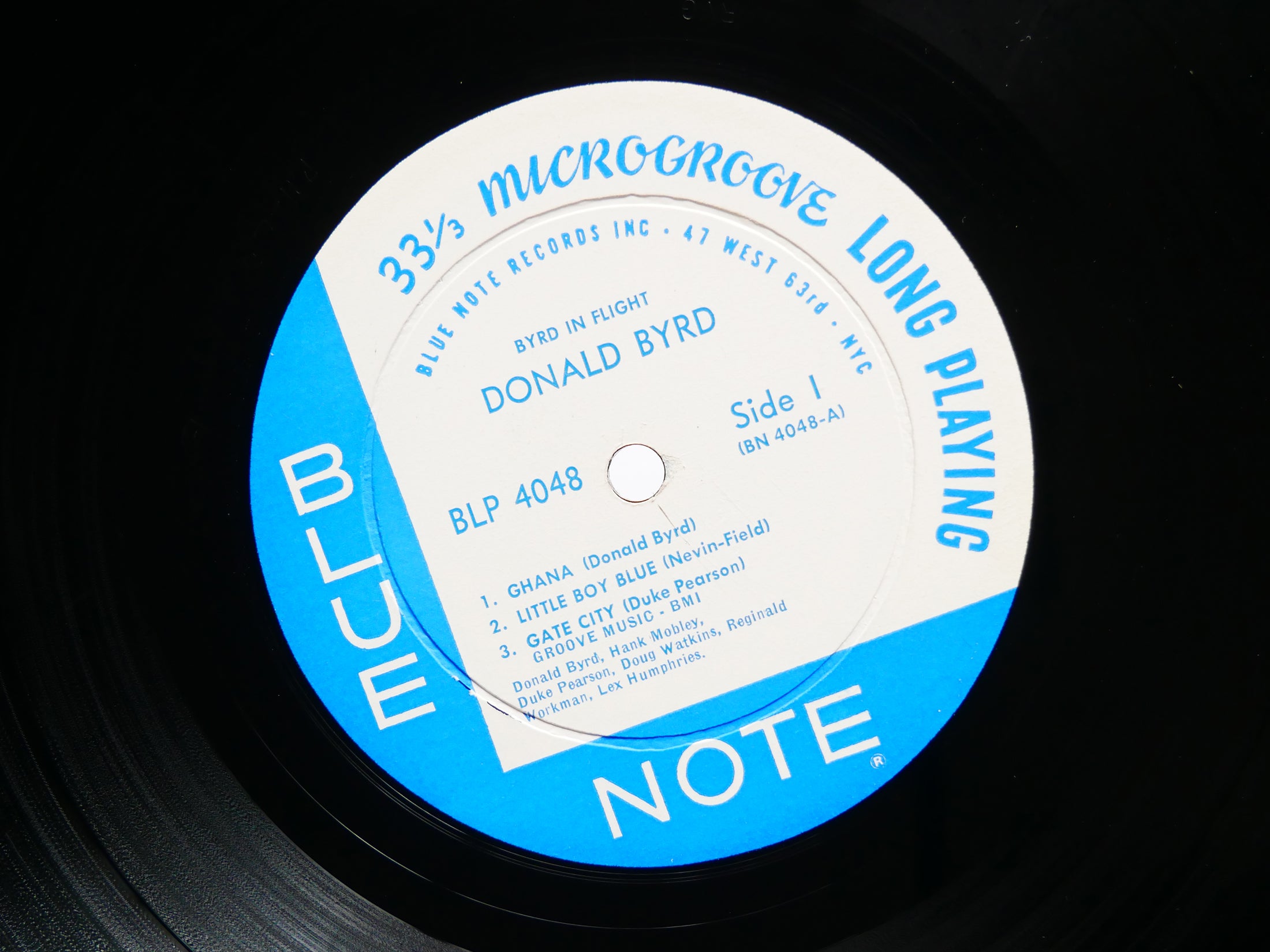 DONALD BYRD Byrd In Flight LP BLUE NOTE BLP 4048 US 1960 EAR DG MONO Hank Mobley