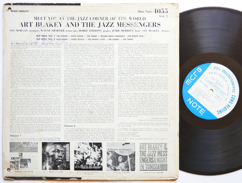ART BLAKEY Meet You At The Jazz Corner Of The World 2 LP BLUE NOTE BLP 4055 MONO