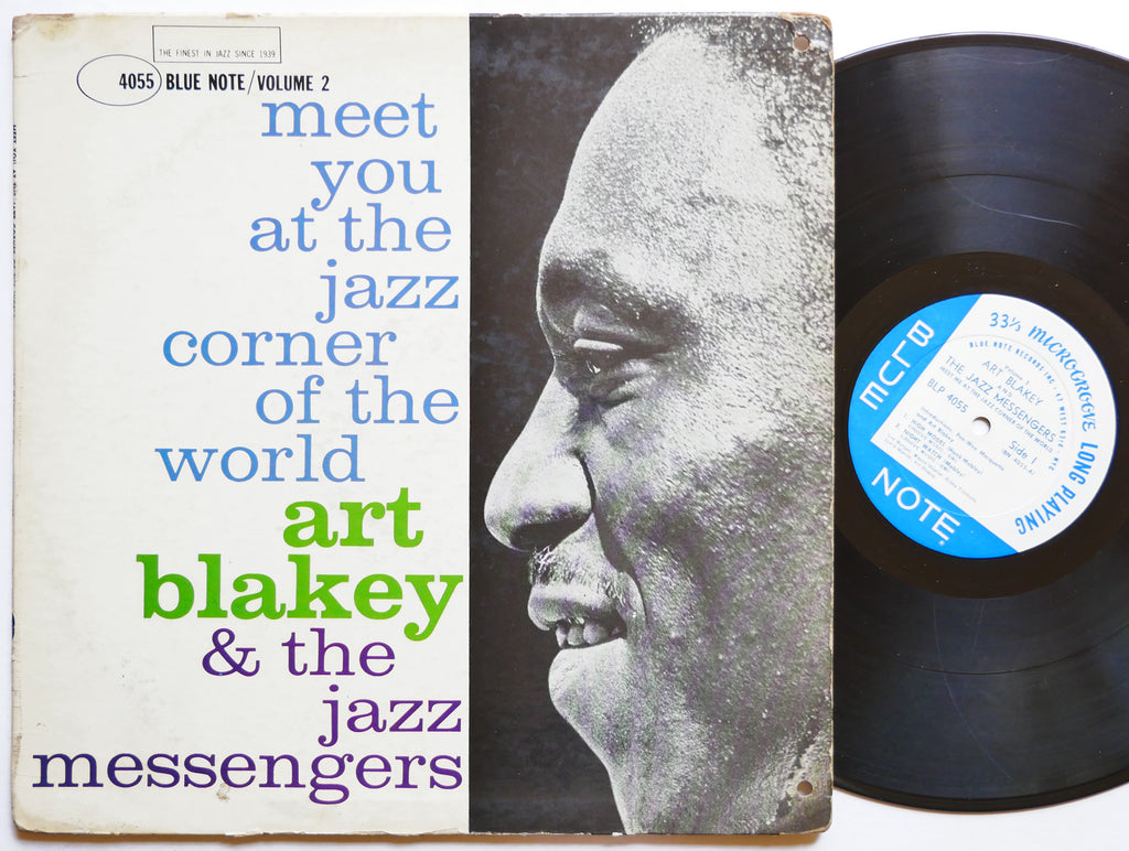 ART BLAKEY Meet You At The Jazz Corner Of The World 2 LP BLUE NOTE BLP 4055 MONO