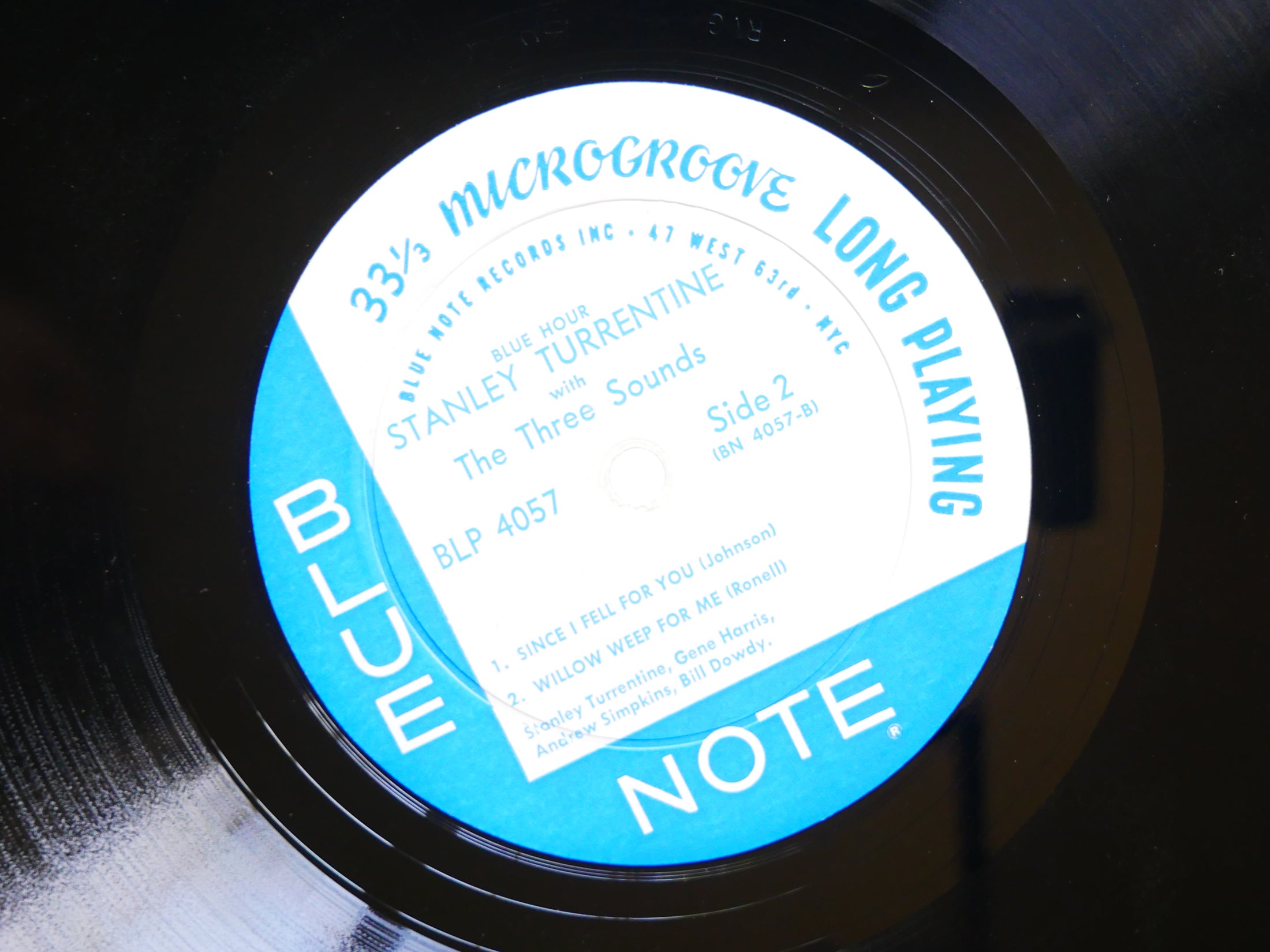 STANLEY TURRENTINE THE THREE SOUNDS Blue Hour LP BLUE NOTE BLP 4057 RVG EAR MONO