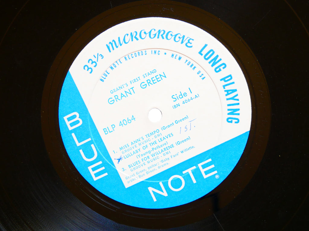 GRANT GREEN Grant's First Stand LP BLUE NOTE BLP 4064 US 1962 NY RVG MONO