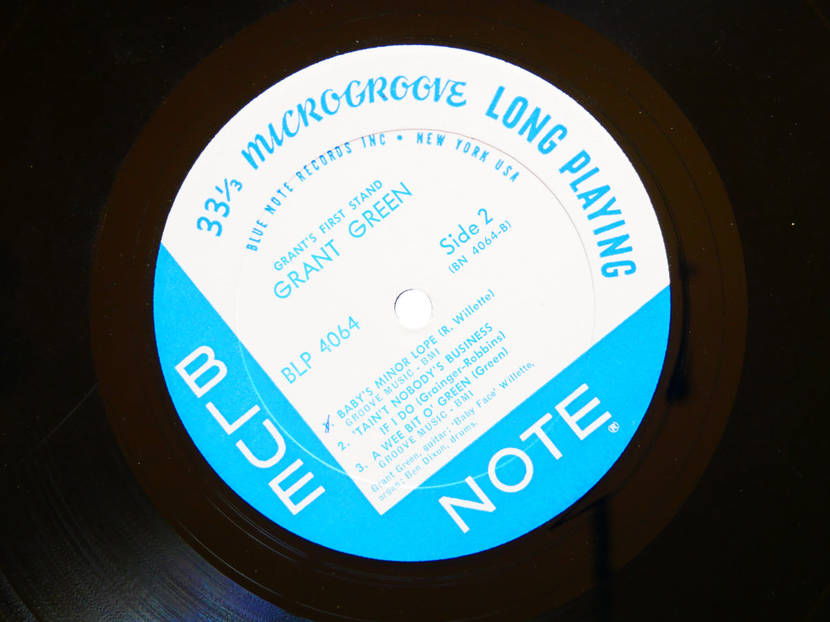 GRANT GREEN Grant's First Stand LP BLUE NOTE BLP 4064 US 1962 NY RVG MONO