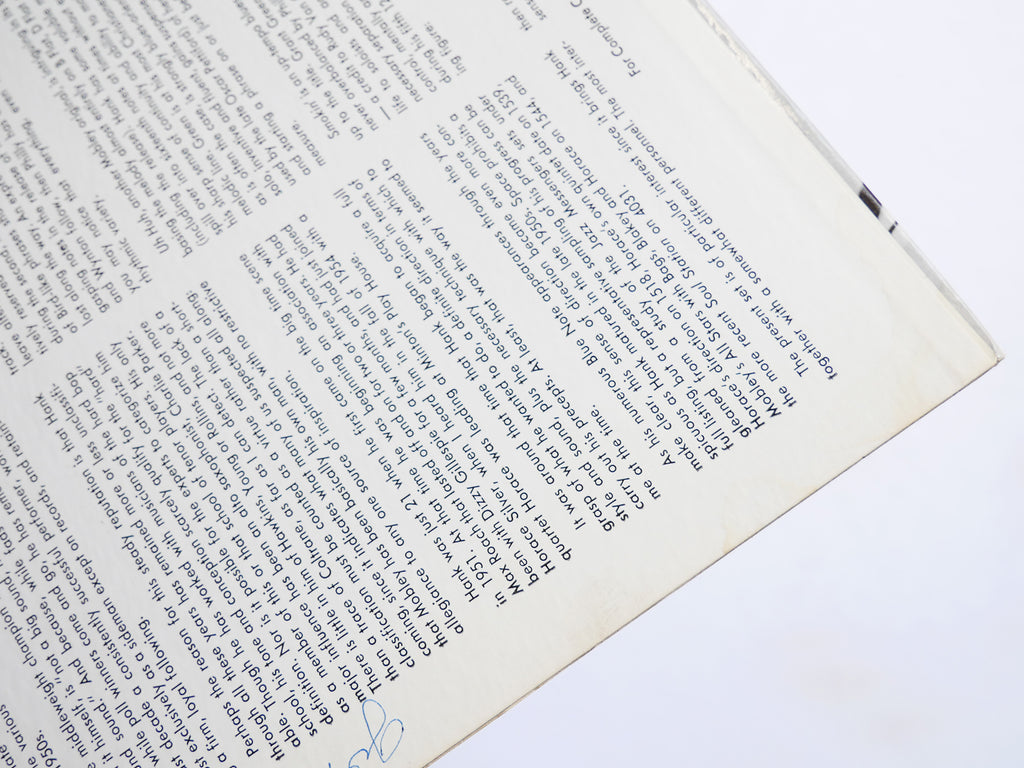 HANK MOBLEY Workout LP BLUE NOTE BLP 4080 US '62 NY RVG EAR MONO Grant Green VG+