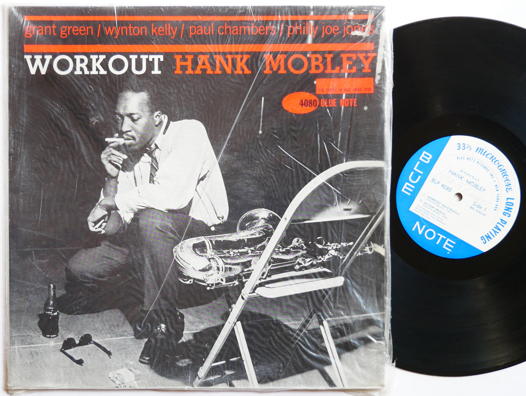 HANK MOBLEY Workout LP BLUE NOTE BLP 4080 US '62 NY RVG EAR MONO Grant Green VG+