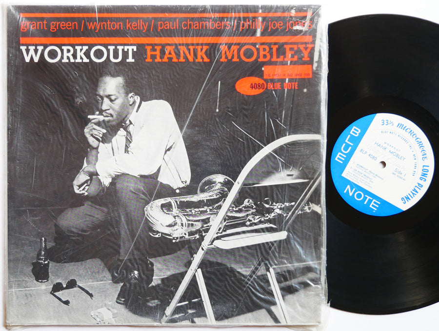 HANK MOBLEY Workout LP BLUE NOTE BLP 4080 US '62 NY RVG EAR MONO Grant Green VG+