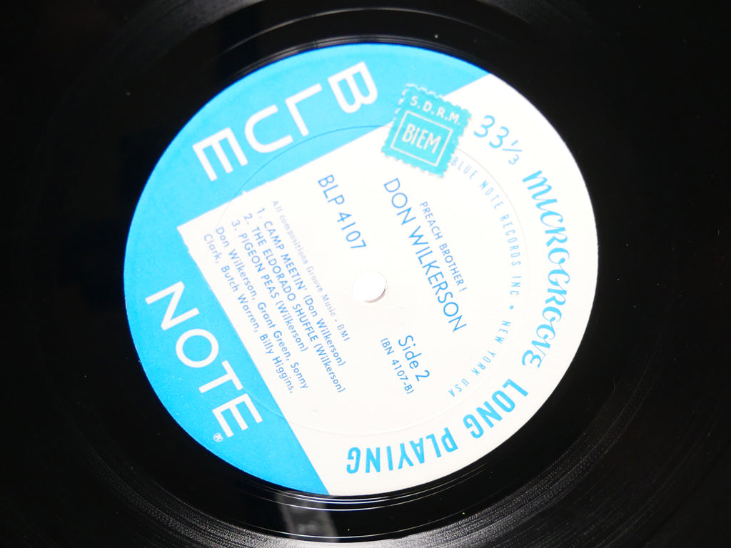DON WILKERSON Preach Brother! LP BLUE NOTE 4107 EAR MONO Sonny Clark Grant Green