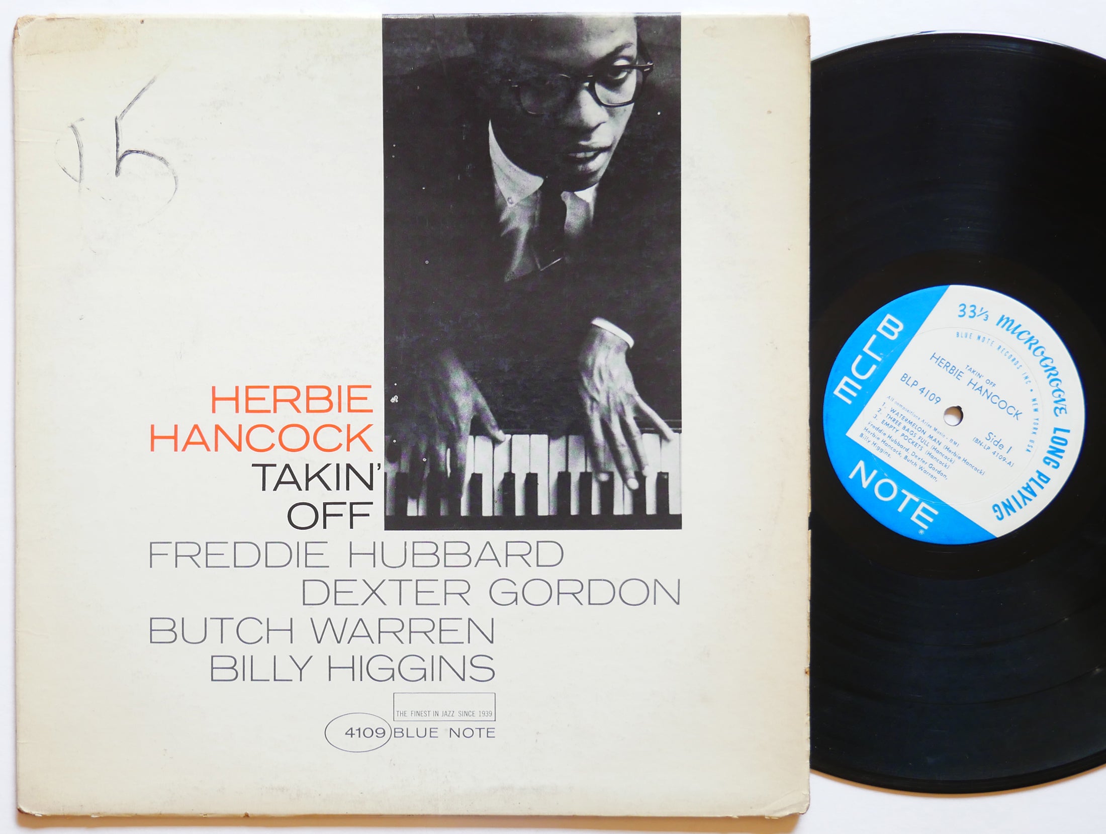 HERBIE HANCOCK Takin' Off LP BLUE NOTE 4109 US 1962 NY EAR MONO Freddie Hubbard