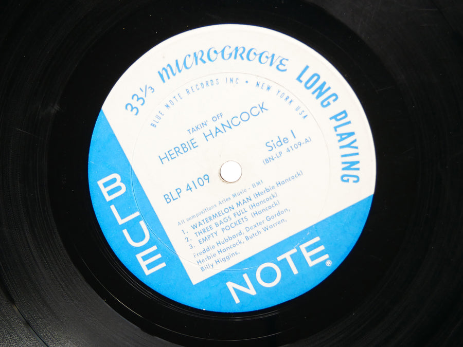 HERBIE HANCOCK Takin' Off LP BLUE NOTE 4109 US 1962 NY EAR MONO Freddie Hubbard