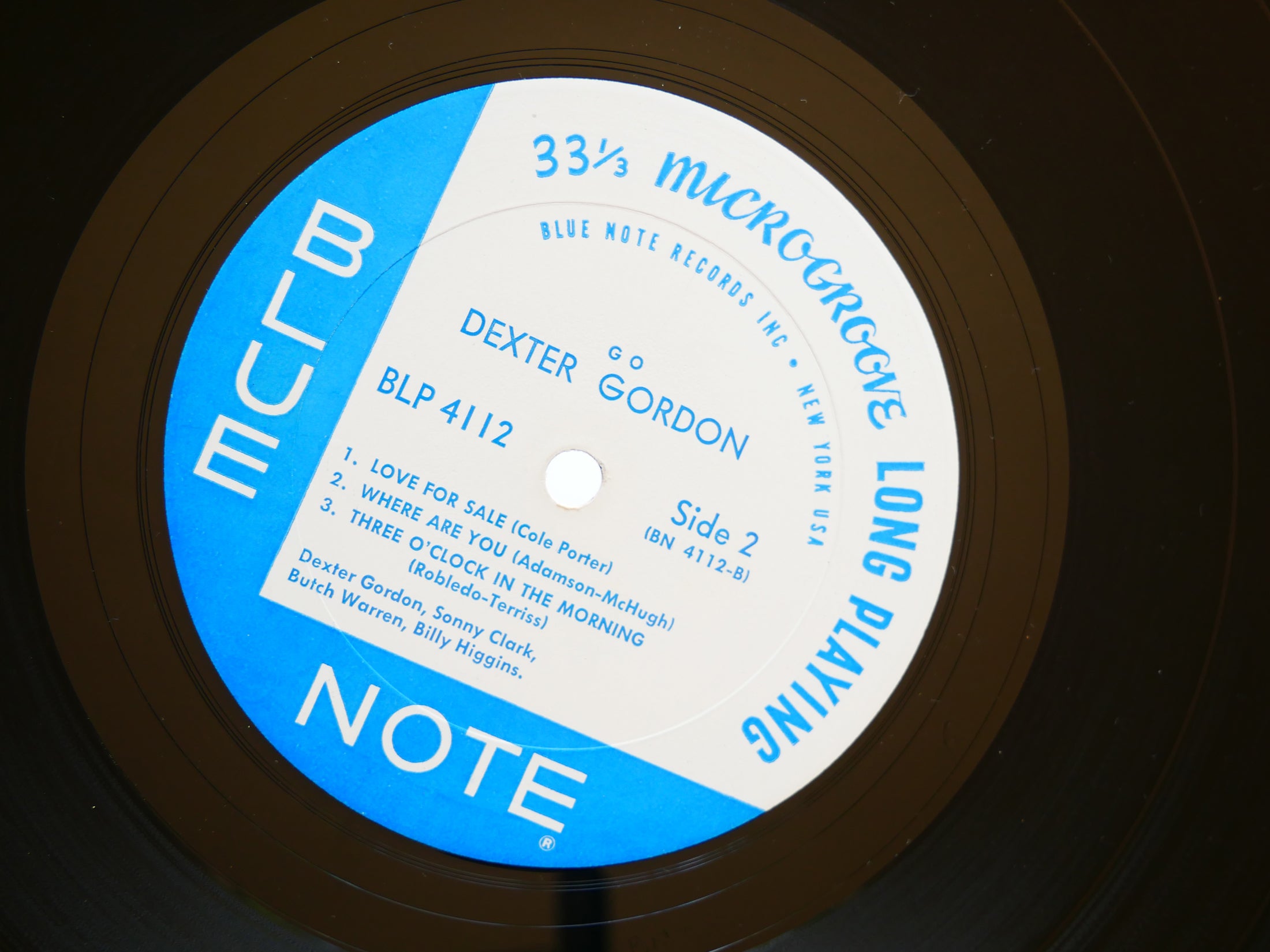 DEXTER GORDON Go! LP BLUE NOTE BLP 4112 US 1962 NY RVG EAR MONO Sonny Clark