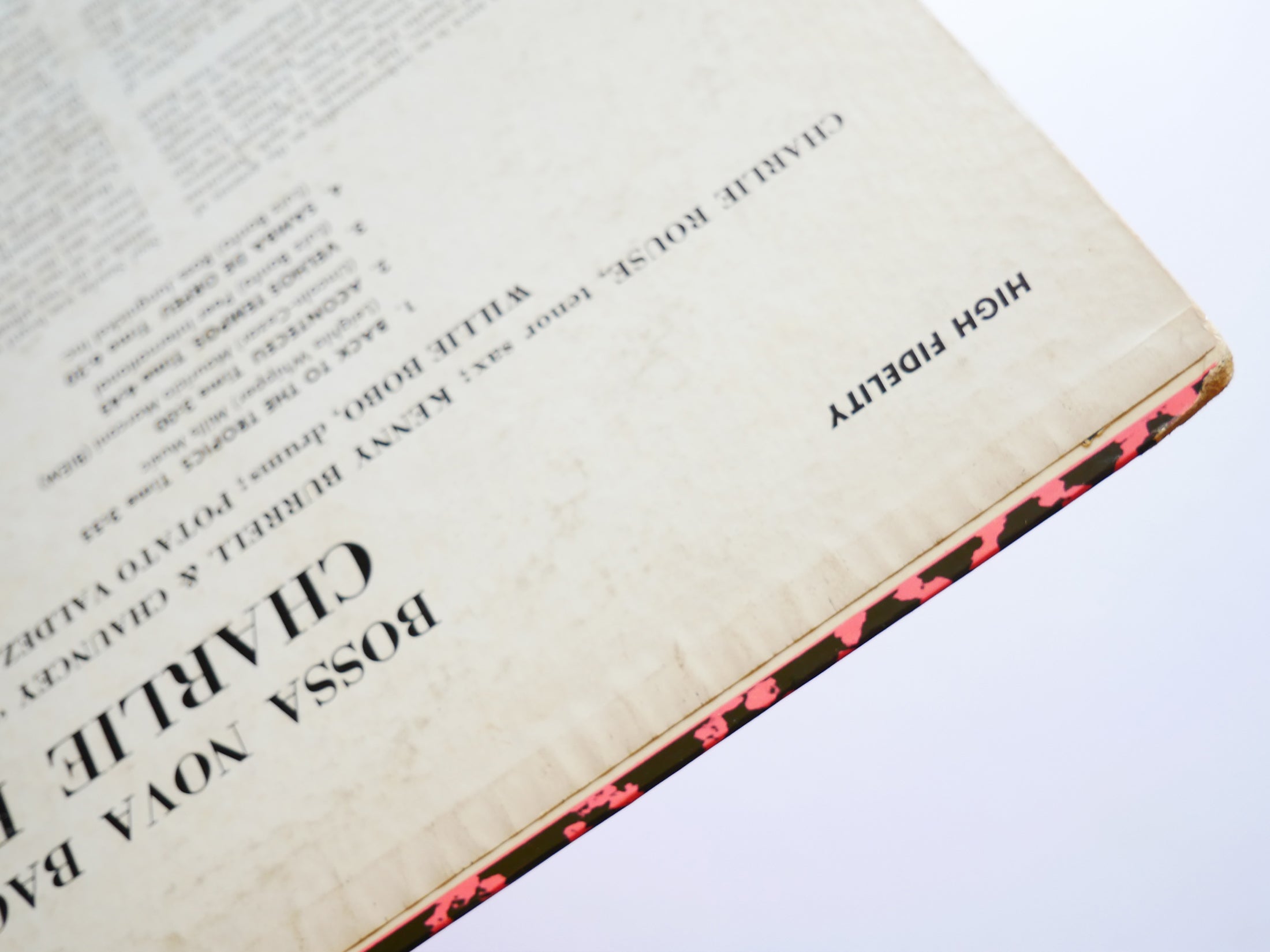 CHARLIE ROUSE Bossa Nova Bacchanal LP BLUE NOTE BLP 4119 US 1963 NY RVG EAR MONO