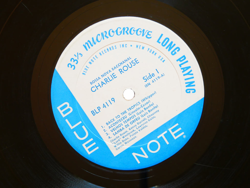 CHARLIE ROUSE Bossa Nova Bacchanal LP BLUE NOTE BLP 4119 US 1963 NY RVG EAR MONO