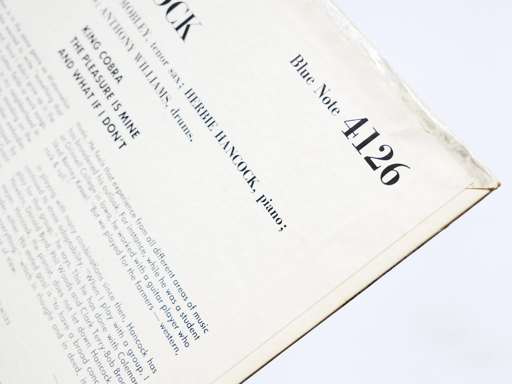 HERBIE HANCOCK My Point Of View LP BLUE NOTE BLP 4126 NY EAR MONO Hank Mobley