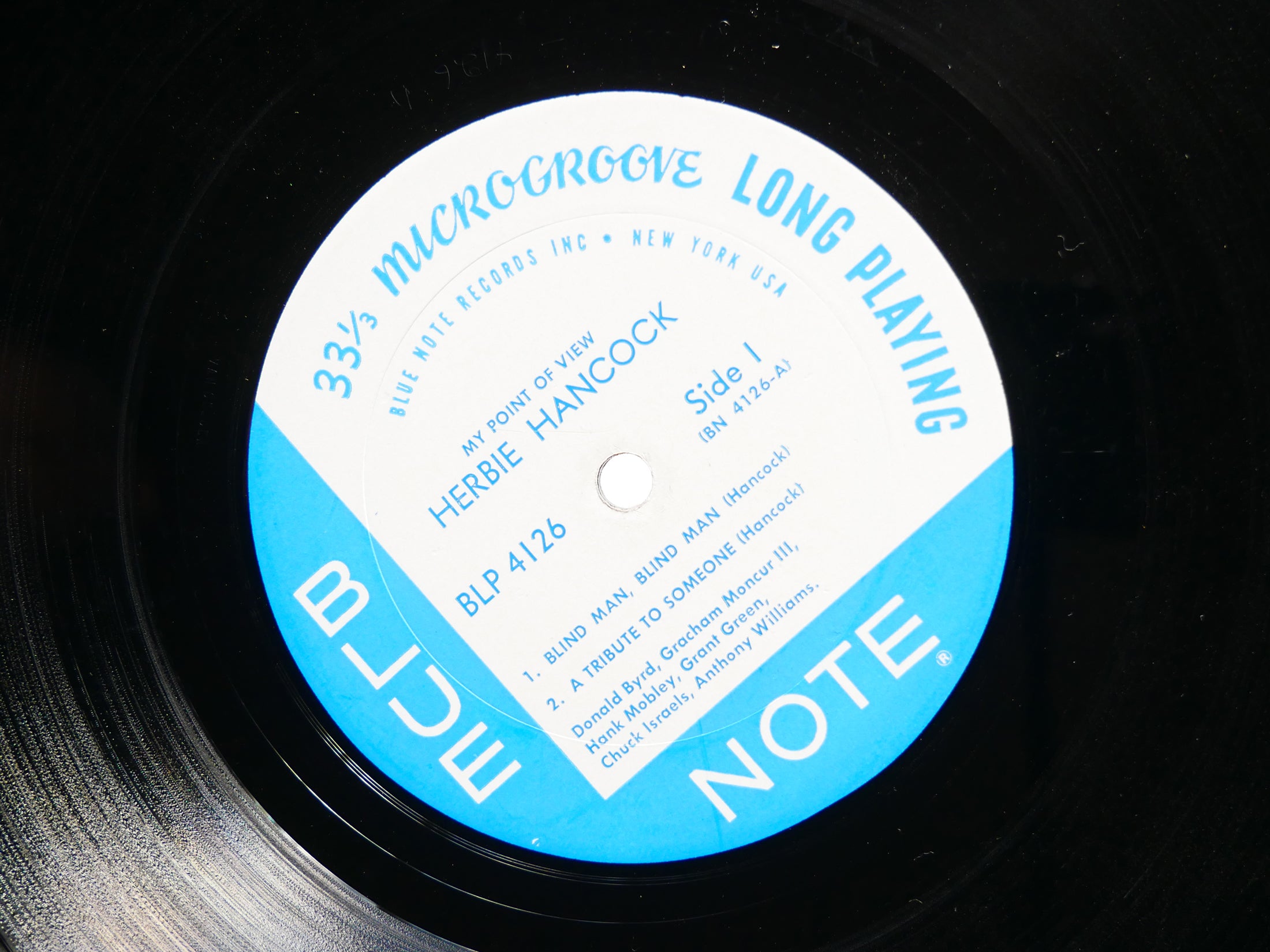 HERBIE HANCOCK My Point Of View LP BLUE NOTE BLP 4126 NY EAR MONO Hank Mobley