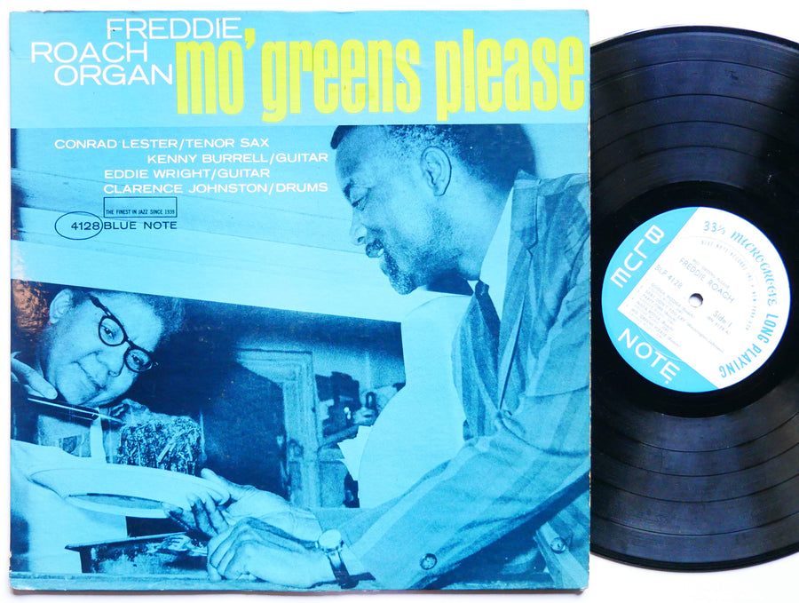 FREDDIE ROACH Mo' Greens Please LP BLUE NOTE BLP 4128 NY EAR MONO Kenny Burrell
