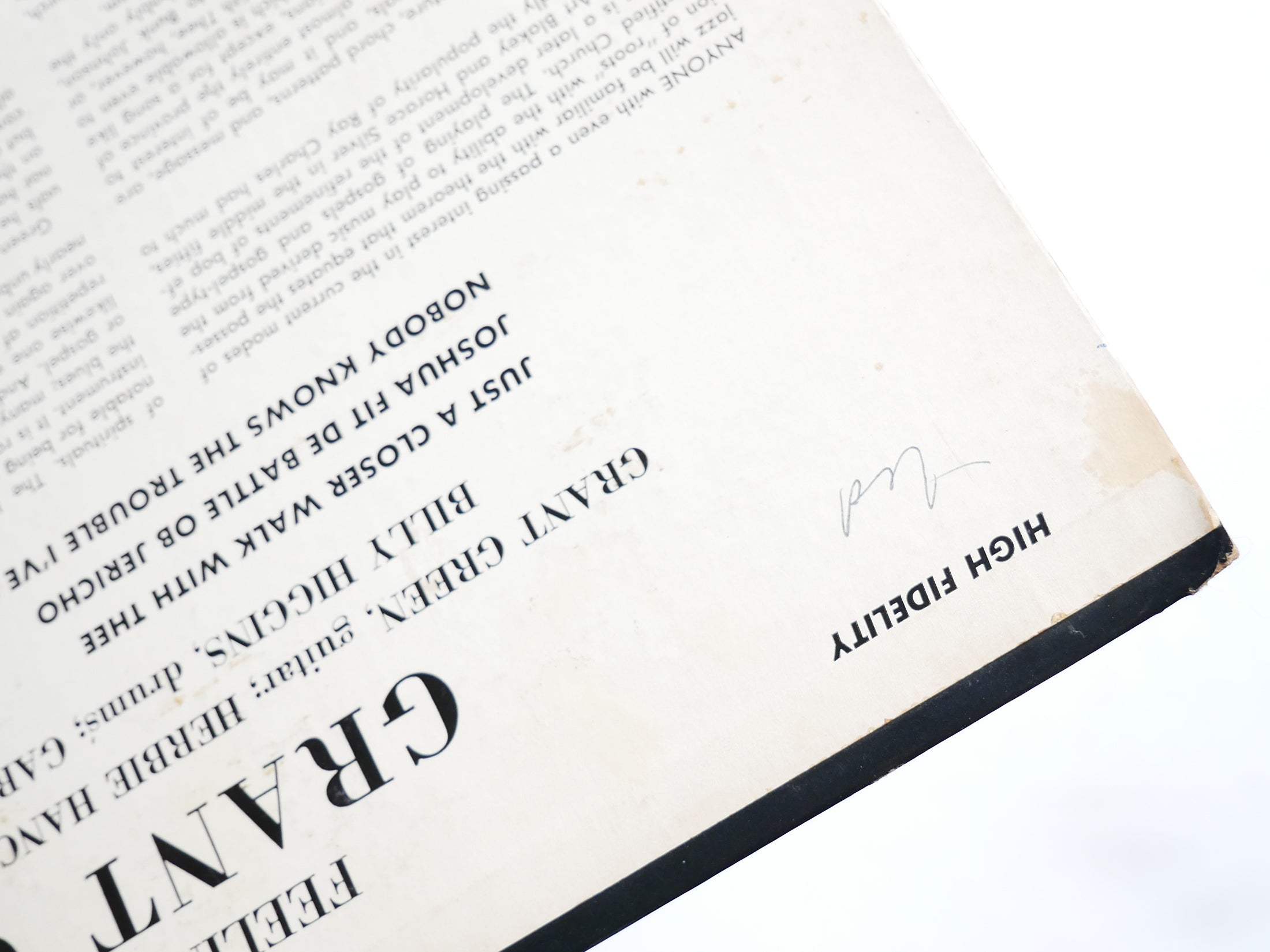 GRANT GREEN Feelin' The Spirit LP BLUE NOTE BLP 4132 NY EAR MONO Herbie Hancock