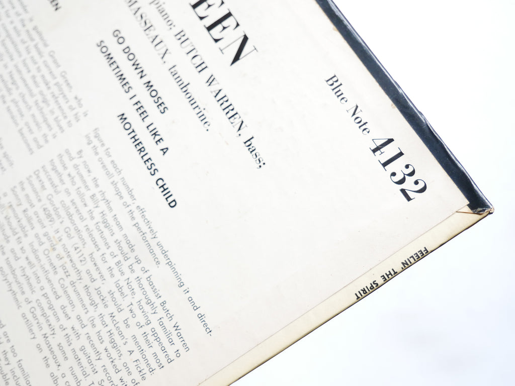 GRANT GREEN Feelin' The Spirit LP BLUE NOTE BLP 4132 NY EAR MONO Herbie Hancock