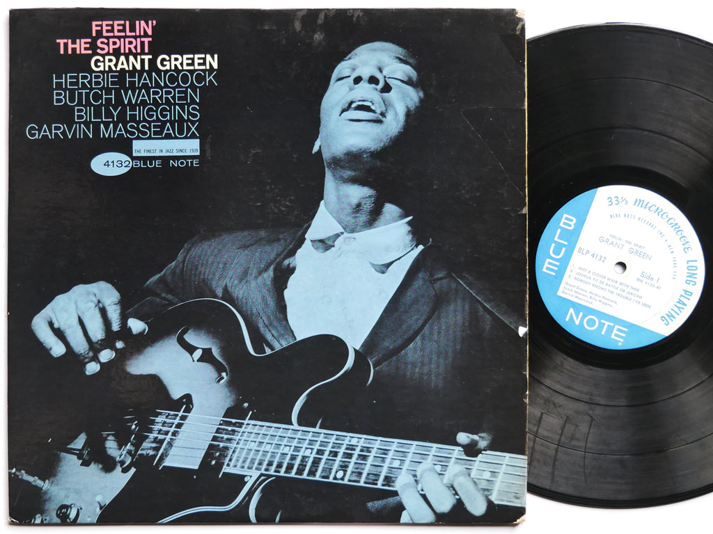 GRANT GREEN Feelin' The Spirit LP BLUE NOTE BLP 4132 NY EAR MONO Herbie Hancock