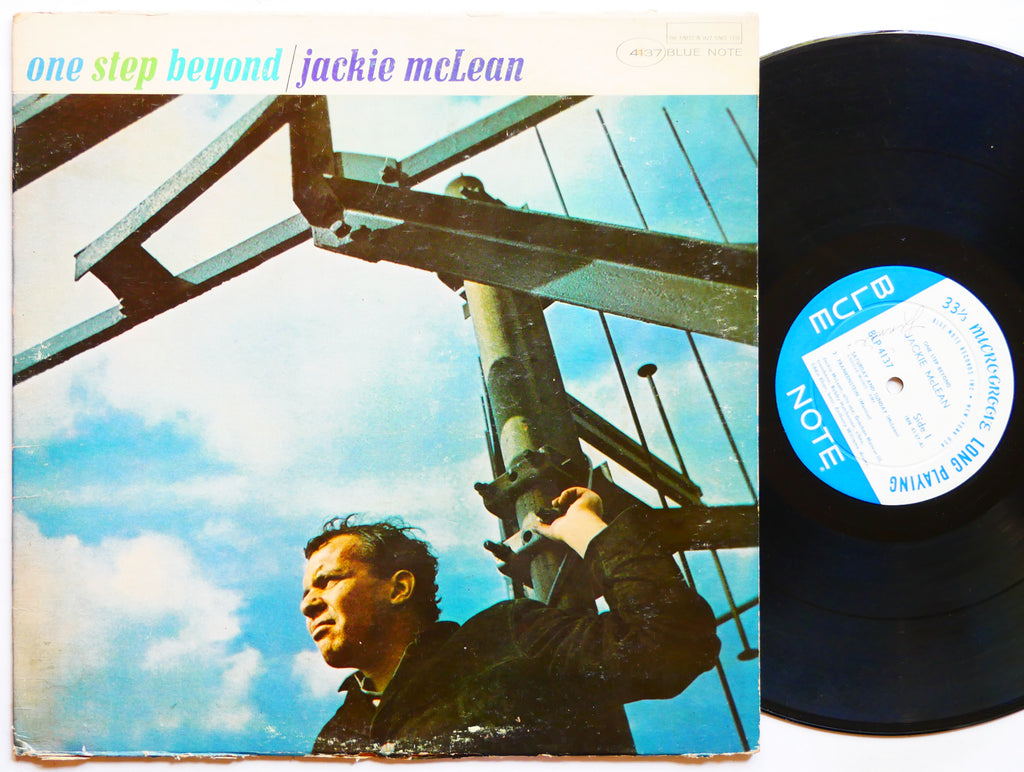 JACKIE MCLEAN One Step Beyond LP BLUE NOTE BLP 4137 NY EAR MONO Bobby Hutcherson