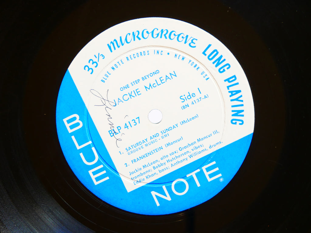 JACKIE MCLEAN One Step Beyond LP BLUE NOTE BLP 4137 NY EAR MONO Bobby Hutcherson