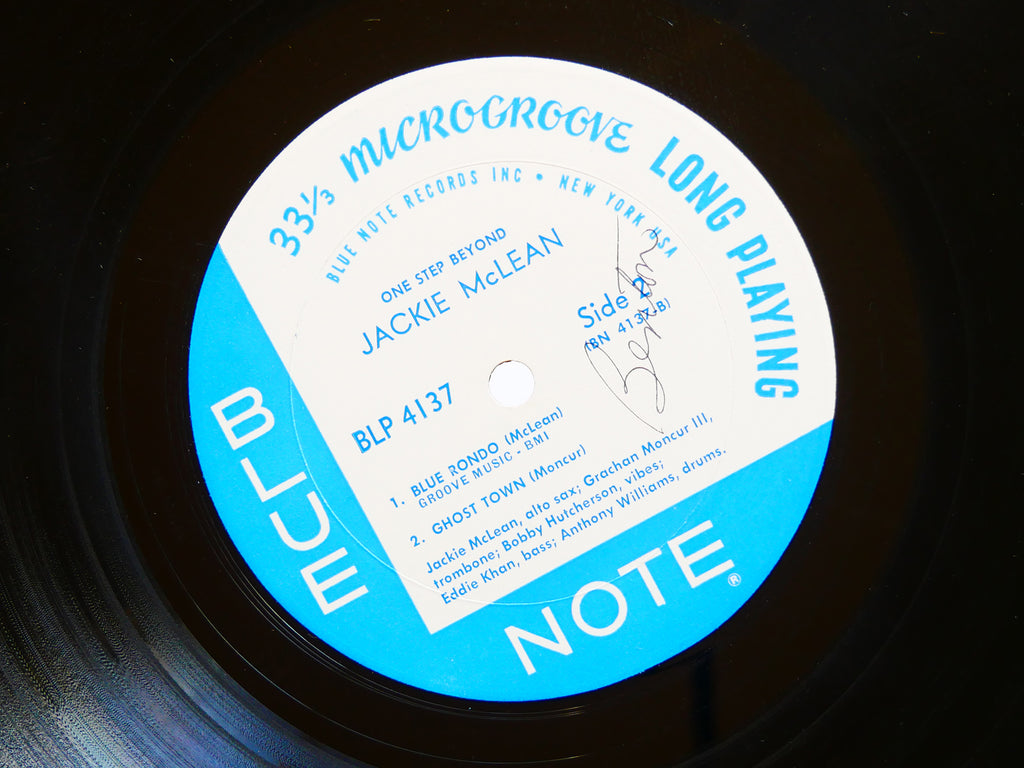 JACKIE MCLEAN One Step Beyond LP BLUE NOTE BLP 4137 NY EAR MONO Bobby Hutcherson